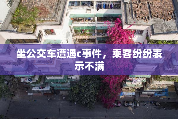坐公交车遭遇c事件，乘客纷纷表示不满