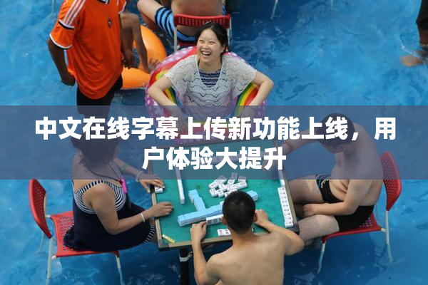 中文在线字幕上传新功能上线，用户体验大提升
