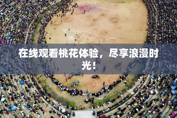 在线观看桃花体验，尽享浪漫时光！