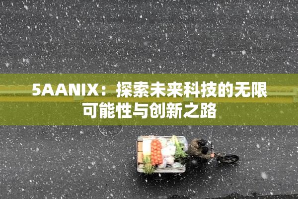 5AANIX：探索未来科技的无限可能性与创新之路