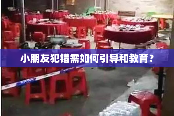 小朋友犯错需如何引导和教育？