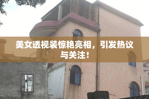 美女透视装惊艳亮相，引发热议与关注！