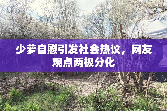 少萝自慰引发社会热议，网友观点两极分化