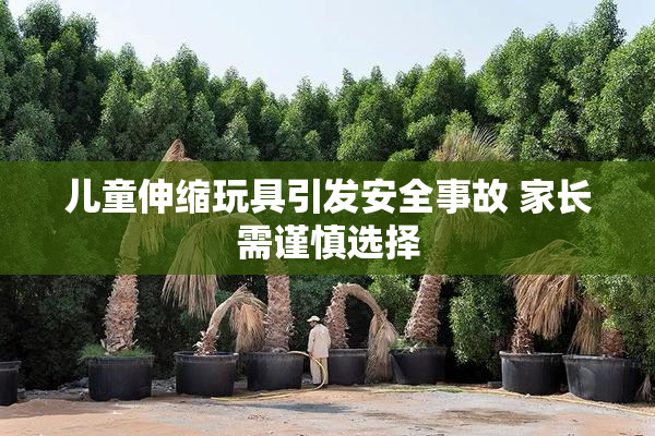 儿童伸缩玩具引发安全事故 家长需谨慎选择