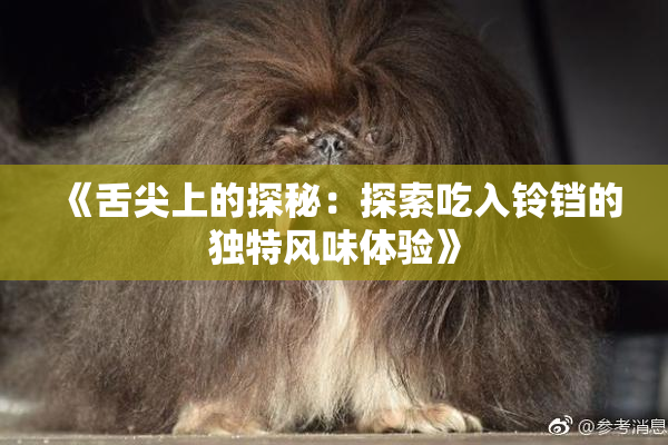 《舌尖上的探秘：探索吃入铃铛的独特风味体验》