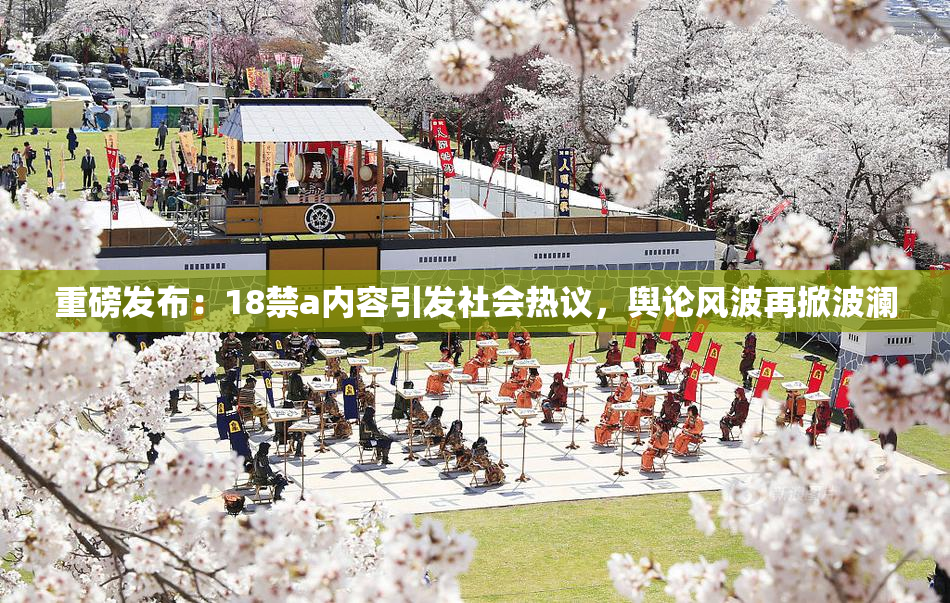 重磅发布：18禁a内容引发社会热议，舆论风波再掀波澜