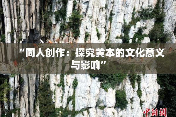 “同人创作：探究黄本的文化意义与影响”