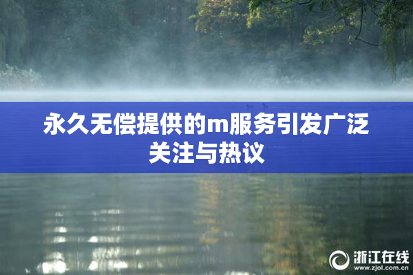 永久无偿提供的m服务引发广泛关注与热议