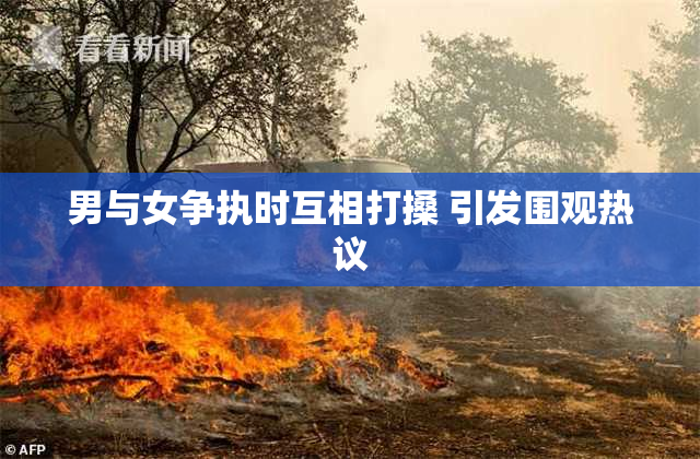 男与女争执时互相打搡 引发围观热议