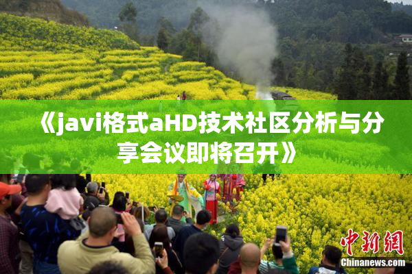 《javi格式aHD技术社区分析与分享会议即将召开》