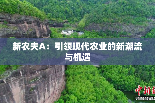 新农夫A：引领现代农业的新潮流与机遇