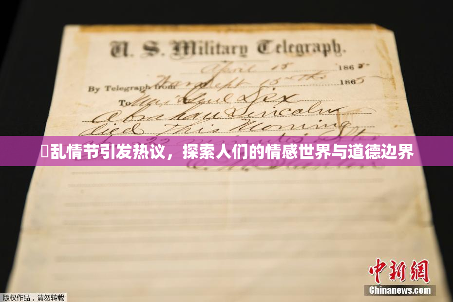 婬乱情节引发热议，探索人们的情感世界与道德边界