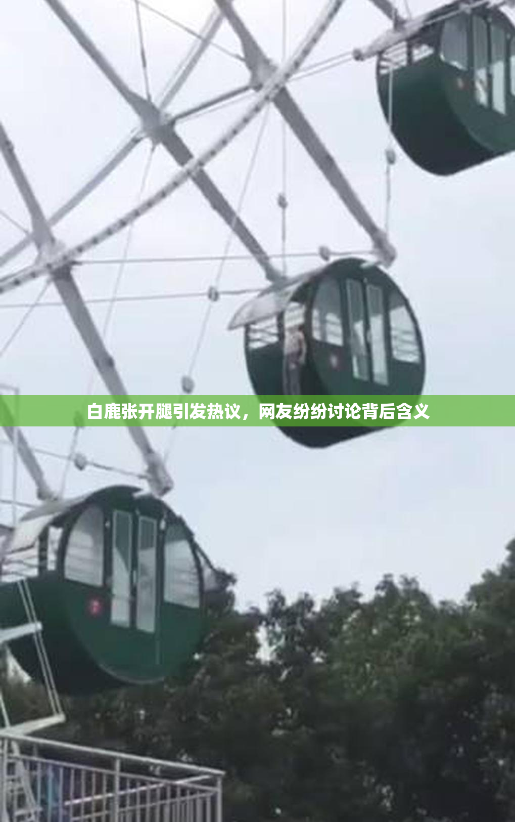 白鹿张开腿引发热议，网友纷纷讨论背后含义