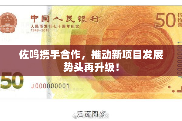 佐鸣携手合作，推动新项目发展势头再升级！