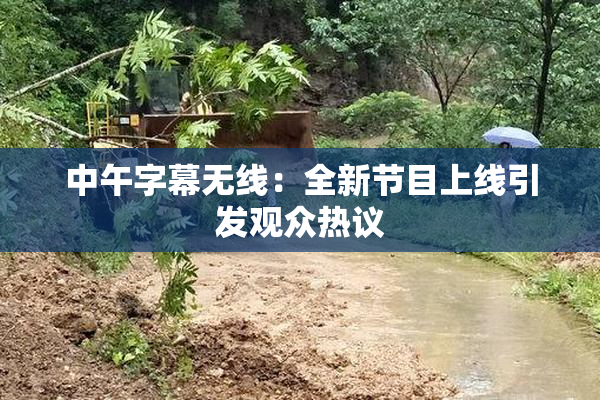 中午字幕无线：全新节目上线引发观众热议