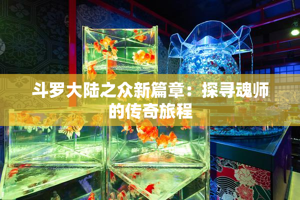 斗罗大陆之众新篇章：探寻魂师的传奇旅程