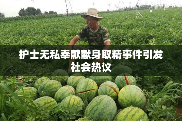 护士无私奉献献身取精事件引发社会热议