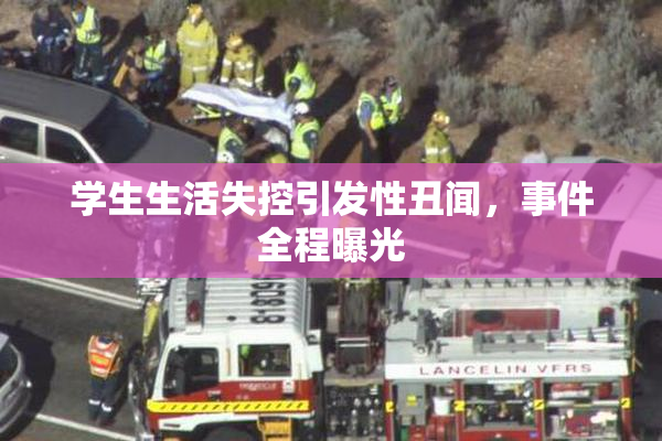学生生活失控引发性丑闻，事件全程曝光