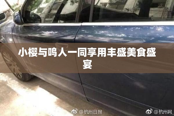 小樱与鸣人一同享用丰盛美食盛宴