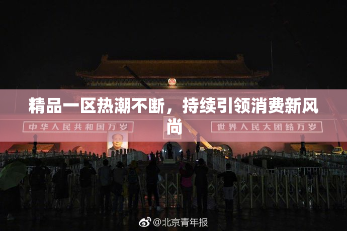 精品一区热潮不断，持续引领消费新风尚