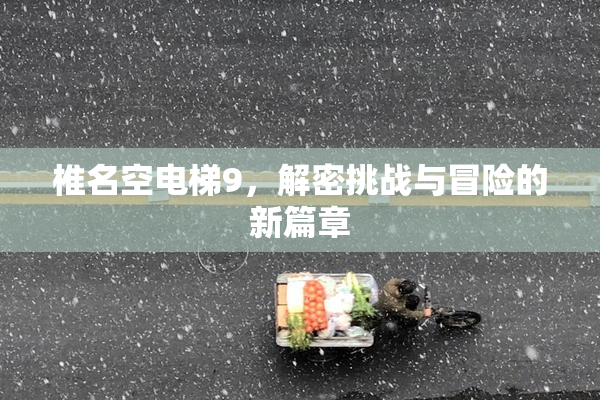 椎名空电梯9，解密挑战与冒险的新篇章