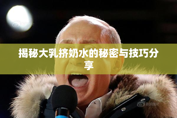 揭秘大乳挤奶水的秘密与技巧分享