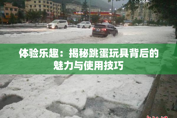 体验乐趣：揭秘跳蛋玩具背后的魅力与使用技巧