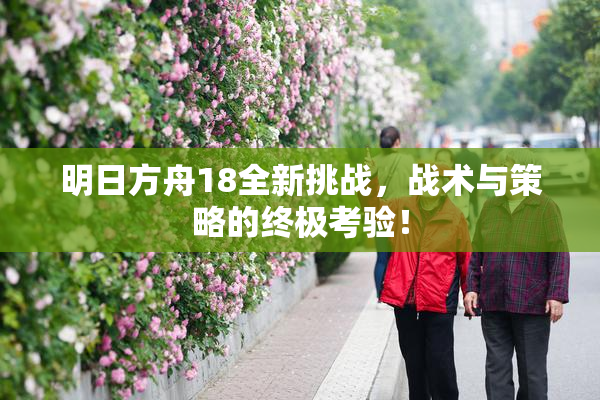 明日方舟18全新挑战，战术与策略的终极考验！