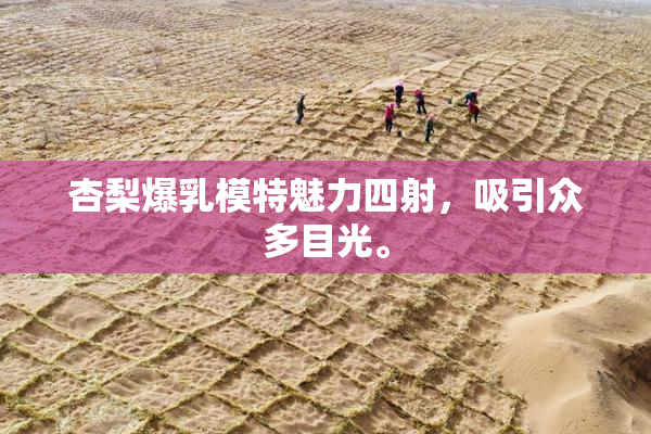 杏梨爆乳模特魅力四射，吸引众多目光。