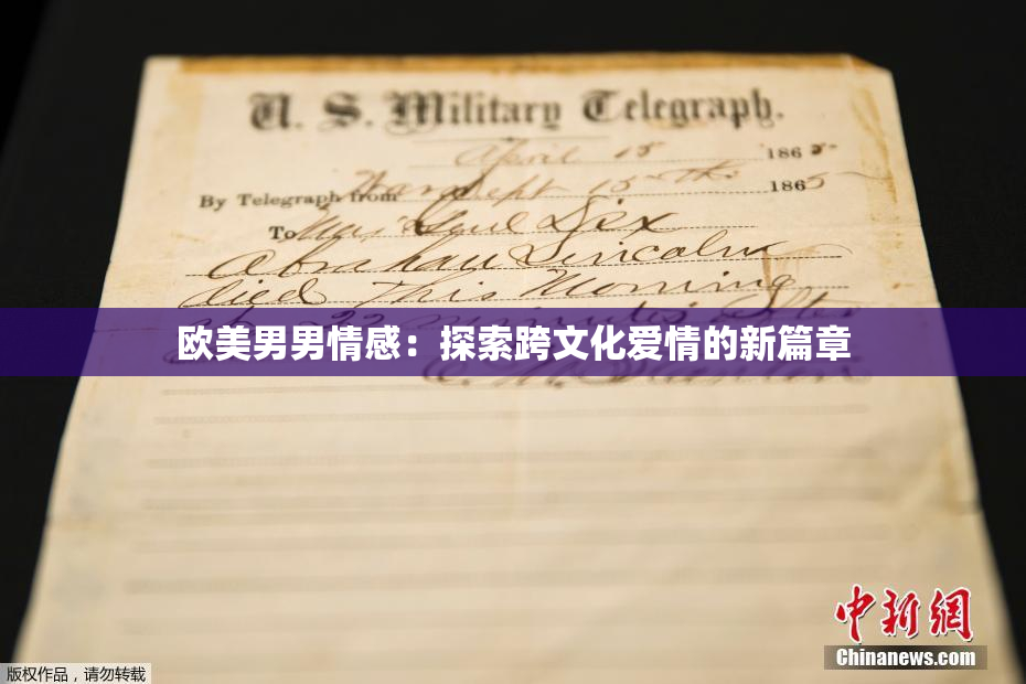 欧美男男情感：探索跨文化爱情的新篇章