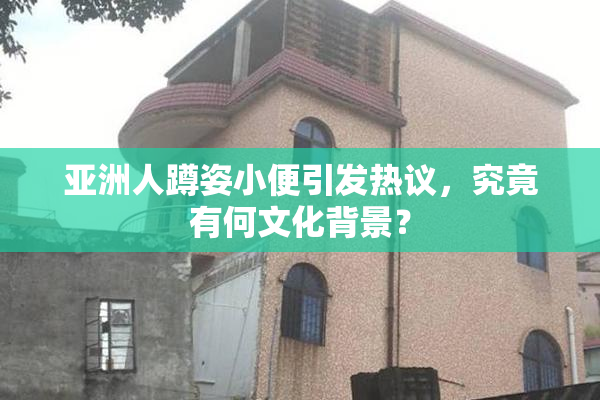 亚洲人蹲姿小便引发热议，究竟有何文化背景？