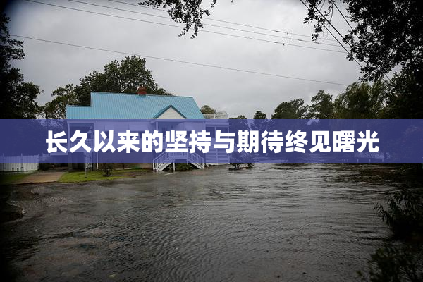 长久以来的坚持与期待终见曙光