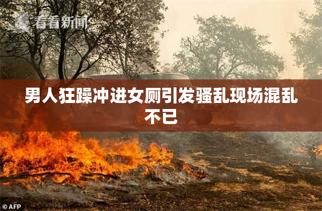 男人狂躁冲进女厕引发骚乱现场混乱不已
