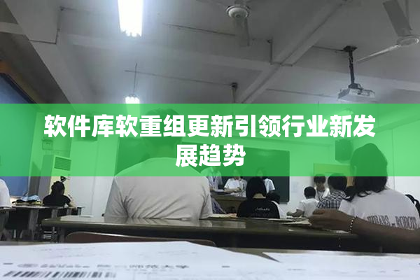 软件库软重组更新引领行业新发展趋势