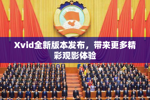 Xvid全新版本发布，带来更多精彩观影体验