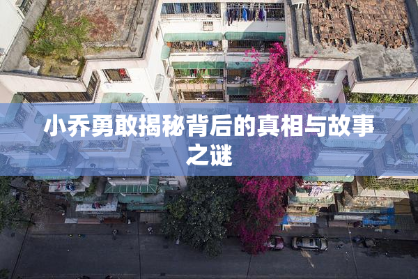 小乔勇敢揭秘背后的真相与故事之谜