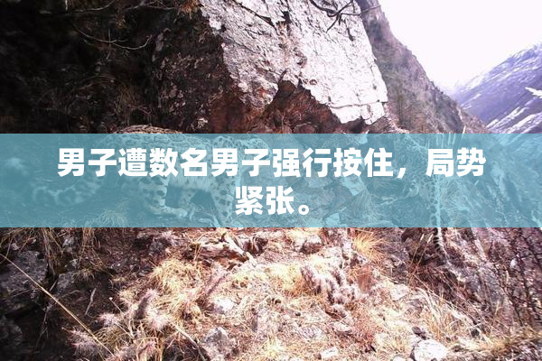 男子遭数名男子强行按住，局势紧张。