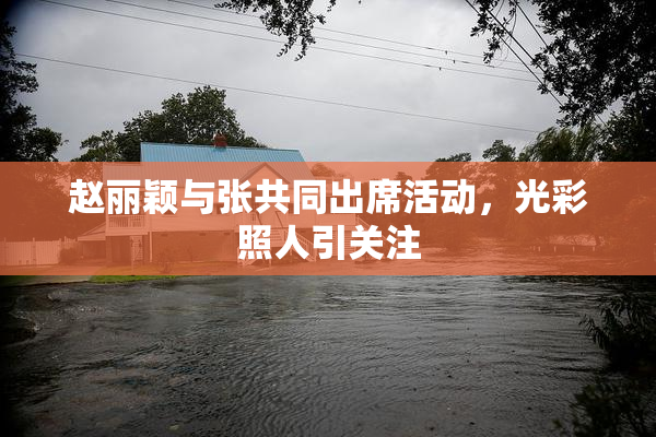 赵丽颖与张共同出席活动，光彩照人引关注