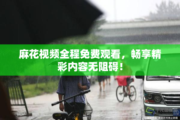 麻花视频全程免费观看，畅享精彩内容无阻碍！