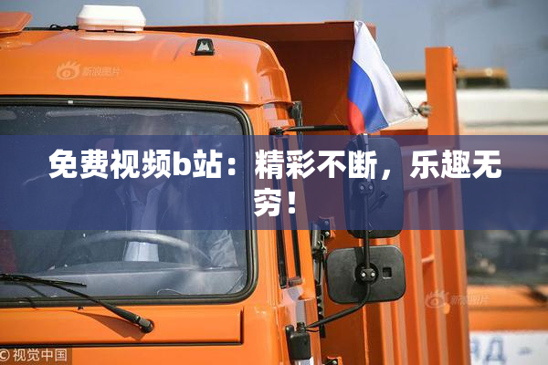 免费视频b站：精彩不断，乐趣无穷！