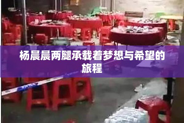 杨晨晨两腿承载着梦想与希望的旅程