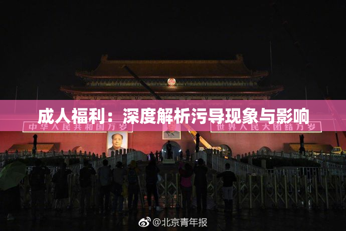 成人福利：深度解析污导现象与影响