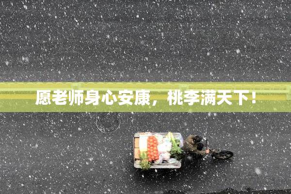 愿老师身心安康，桃李满天下！
