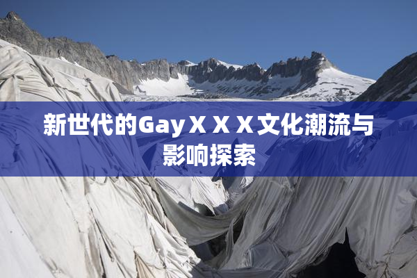 新世代的GayⅩⅩⅩ文化潮流与影响探索