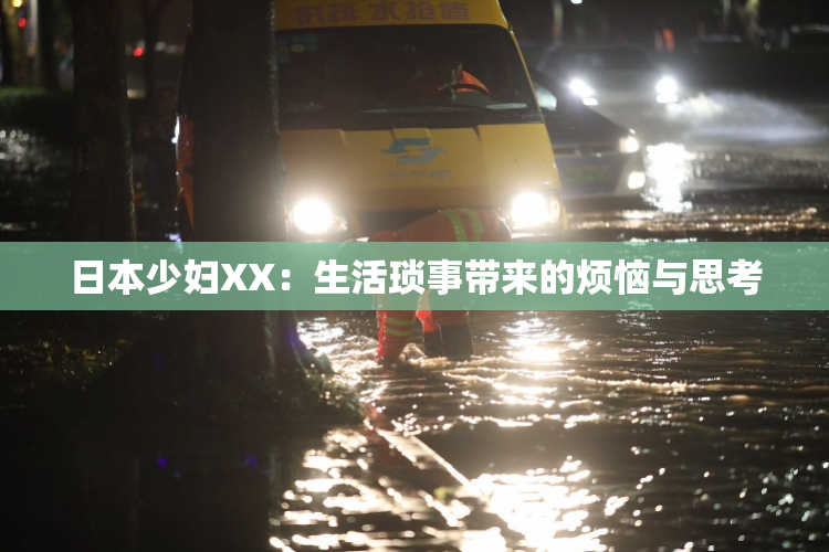日本少妇XX：生活琐事带来的烦恼与思考