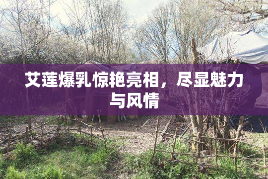 艾莲爆乳惊艳亮相，尽显魅力与风情