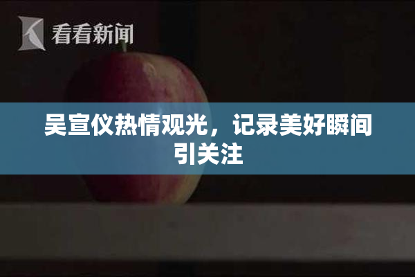 吴宣仪热情观光，记录美好瞬间引关注