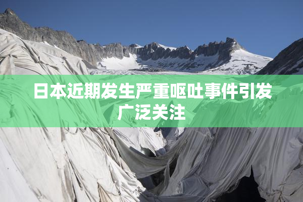 日本近期发生严重呕吐事件引发广泛关注