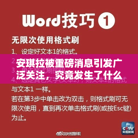 安琪拉被重磅消息引发广泛关注，究竟发生了什么？