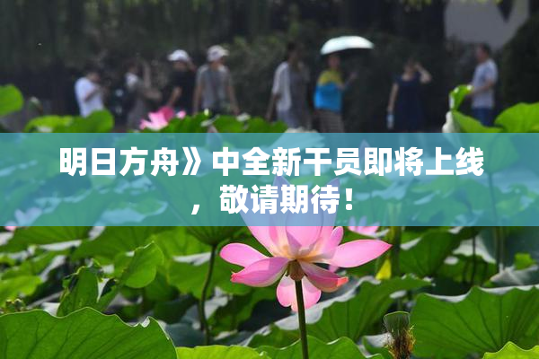 明日方舟》中全新干员即将上线，敬请期待！